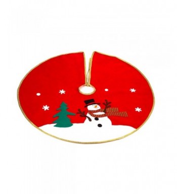 Classic Christmas Snowman Tree Skirt