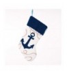 Glitzhome Handmade Nautical Christmas Stocking