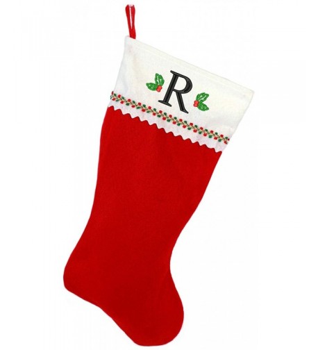 Monogrammed Me Embroidered Christmas Stocking