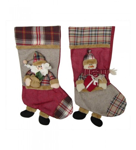 Bellcon Christmas Stocking Fireplace Decoration