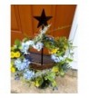 Wrought Iron Standing Wreath Hanger