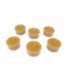 100 Beeswax Hour Tealights Clear