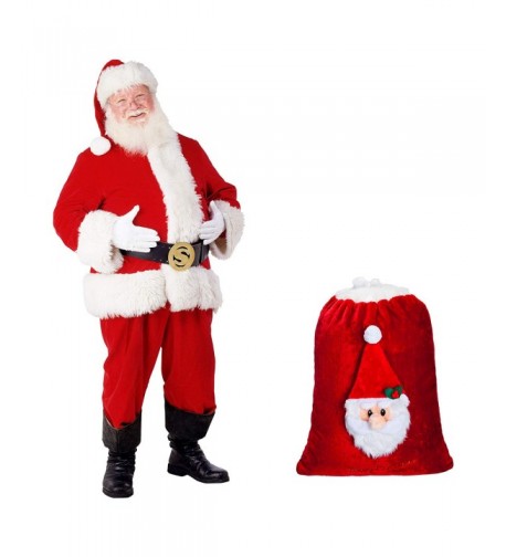 Luxury Oversized Velvet Santas Drawstring