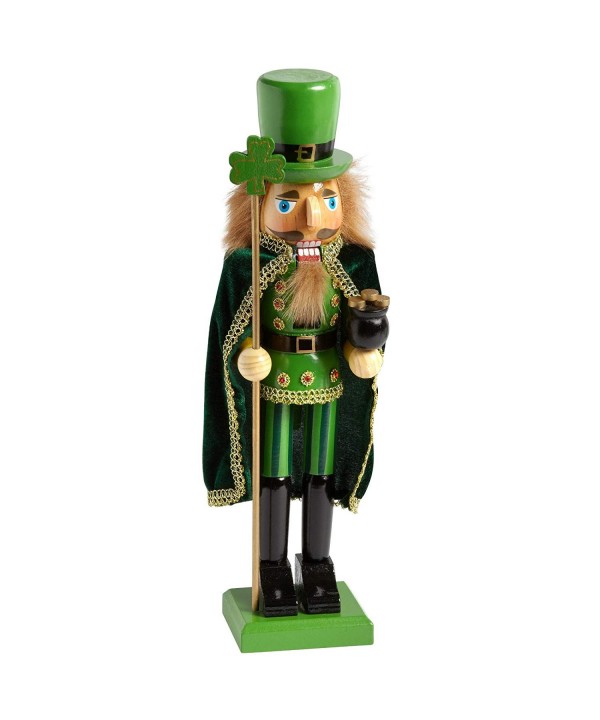 Nantucket Wooden Patricks Leprechaun Nutcracker