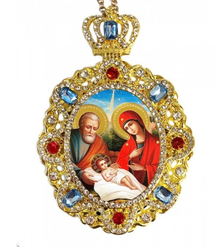 Jeweled Nativity Religious Christmas Ornament