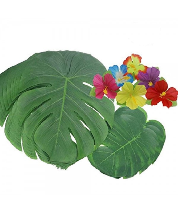 Tropical Decoration Supplies13 Simulation HibiscusTropicalLeaf