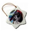 Dogs Southwestern Snowflake Porcelain Kahley2Yille