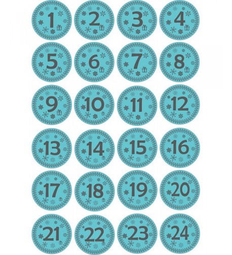 INDIGOS UG Calendar turquoise Christmas
