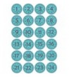 INDIGOS UG Calendar turquoise Christmas