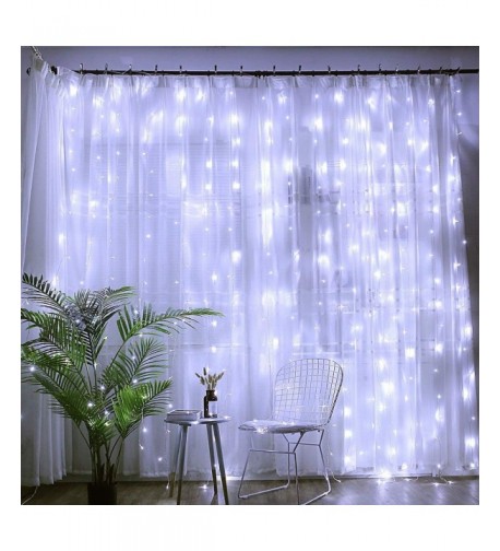 DLIUZ Linkable Curtain Christmas Decoration