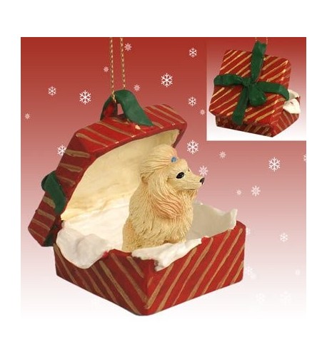 POODLE Apricot Christmas Ornament RGBD01C