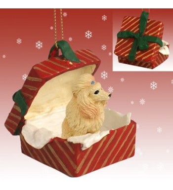 POODLE Apricot Christmas Ornament RGBD01C