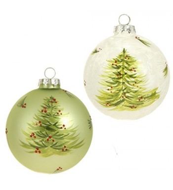 RAZ Imports Sageberry Glittered Decorated