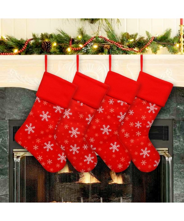 Ivenf Christmas Stockings Snowflake Decorations