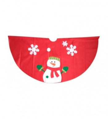 Festive Holiday Character Skirt Snowman