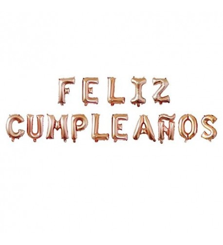 FELIZ CUMPLEA OS Letter Balloon Garland