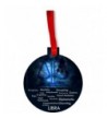 Zodiac Traits Hardboard Holiday Ornament