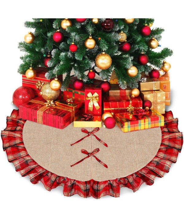 Ivenf Burlap Christmas Holiday Decorations