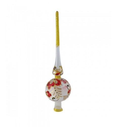 HolidayGiftShops Lana Glass Christmas Topper