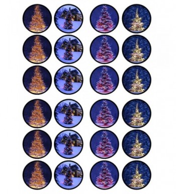 Christmas THICKNESS Cupcake Toppers Decorations