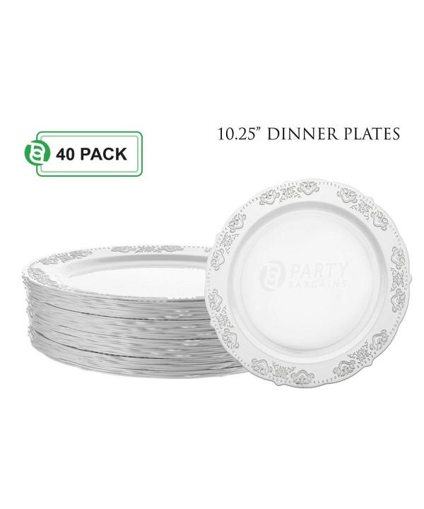 Party Bargains Disposable Heavyweight Dinnerware