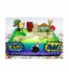 Birthday Cake Featuring Decorative Accessories