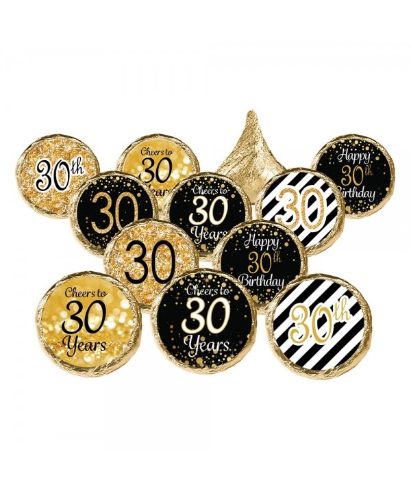 30th Birthday Party Favor Stickers