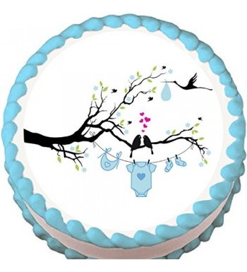 Love Birds Shower Edible Topper