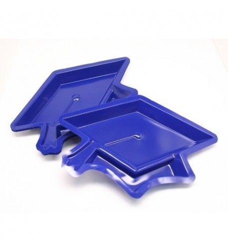 Blue Graduation Cap Serving Dishes