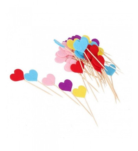 Tinksky Cupcake Toppers Supplies Valentines