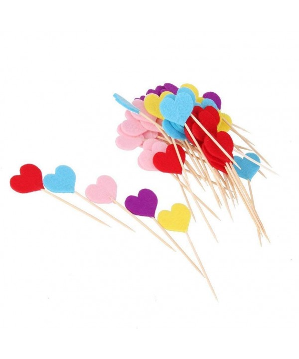 Tinksky Cupcake Toppers Supplies Valentines
