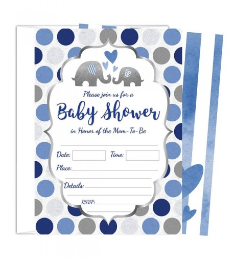 ZOLCO Prints Elephant Invitations Envelopes