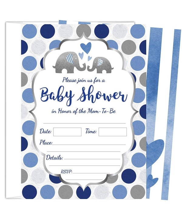 ZOLCO Prints Elephant Invitations Envelopes