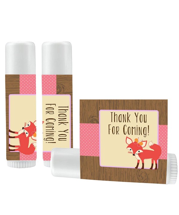 Fox Lip Balm Favors Girl