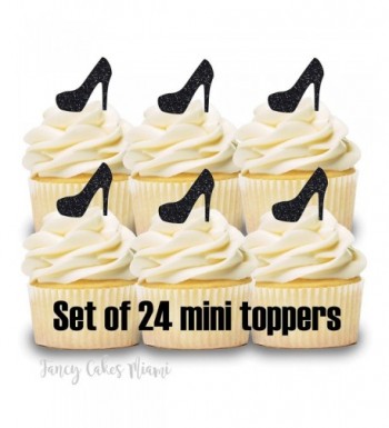 Cupcake Toppers GLITTER BIRTHDAY DECORATIONS