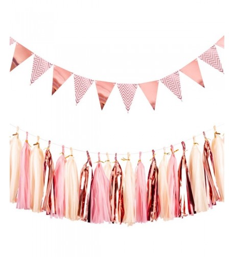 Whaline Sparkly Triangle Birthday Decoration