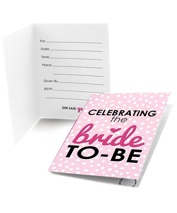 Bride Be Fill Bachelorette Invitations