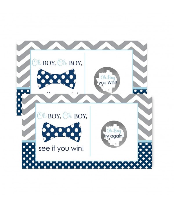 Baby Shower Scratch Cards Chevron