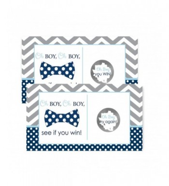 Baby Shower Scratch Cards Chevron