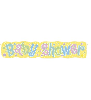 4 5ft Jointed Baby Shower Banner