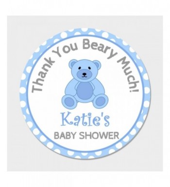 Personalized Teddy Baby Shower Stickers