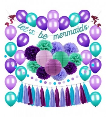 Tatuo Supplies mermaids Balloons Decorations