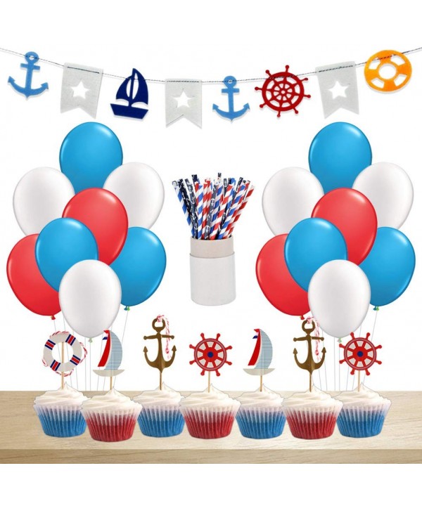 KREATWOW Nautical Supplies Decorations Balloons