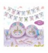 Unicorn Party Supplies Set Decorations