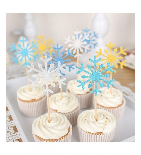 HansGo Glitter Snowflake Decoration Birthday
