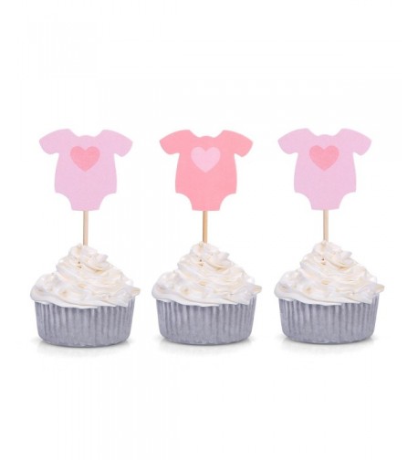 Giuffi Jumpsuit Cupcake Toppers Shower