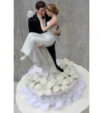 Stephanotis Groom Holding Wedding Topper