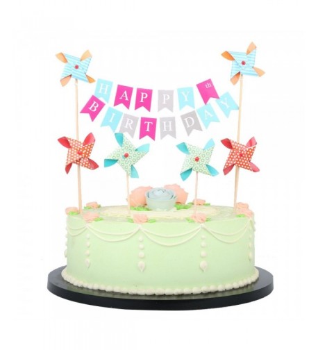 LXZS BH Birthday Topper Banner Windmill