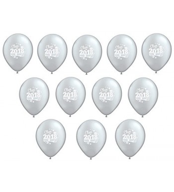 SILVER Class Graduation Latex Balloons