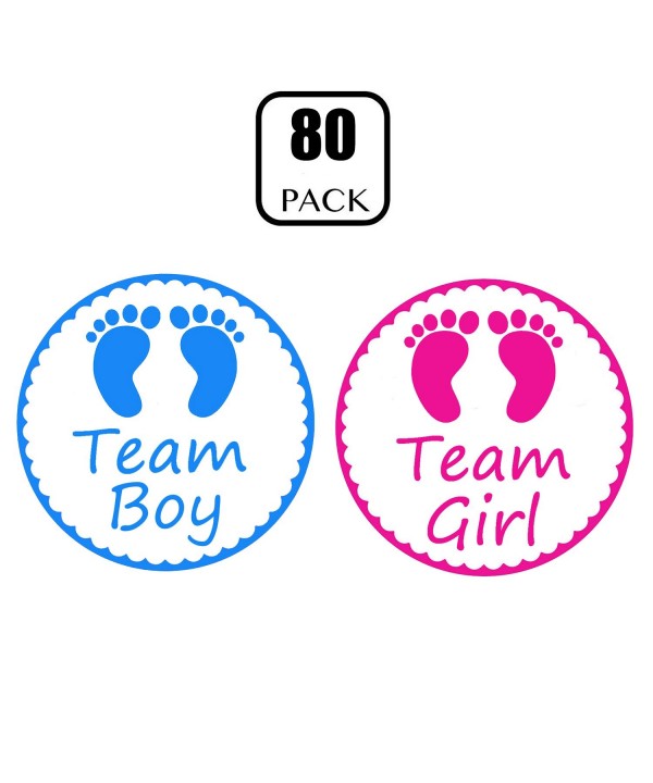 Gender Reveal Stickers PojoTech Decorations